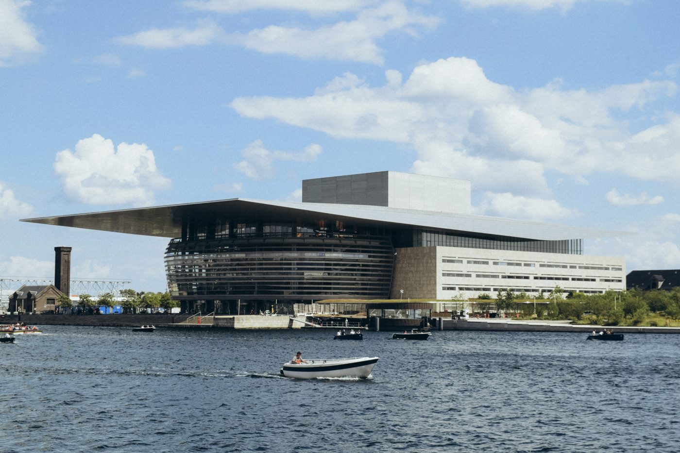 The Copenhagen Opera House across the harbour