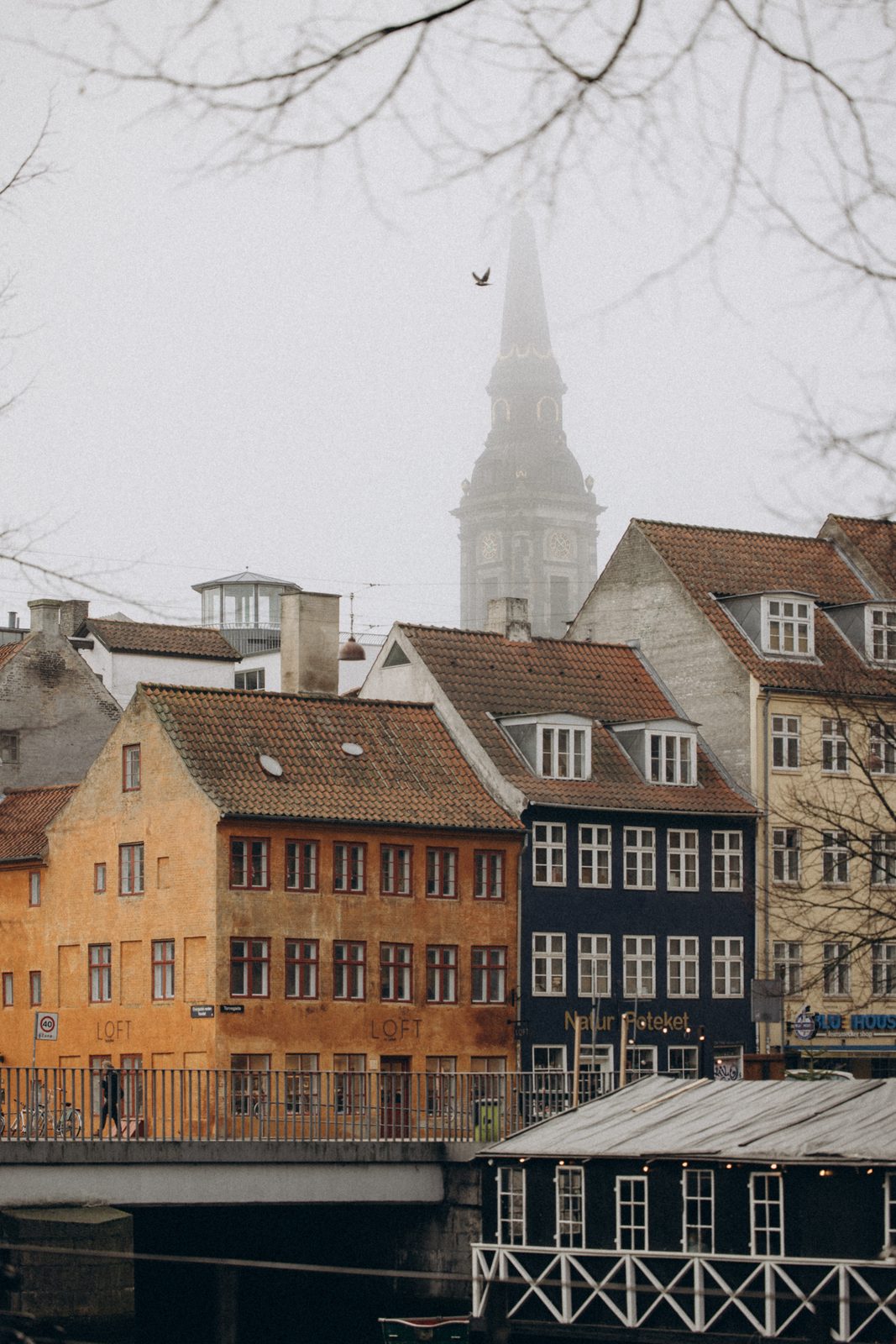 The coloured houses of Nyhavn, Copenhagen, Denmark